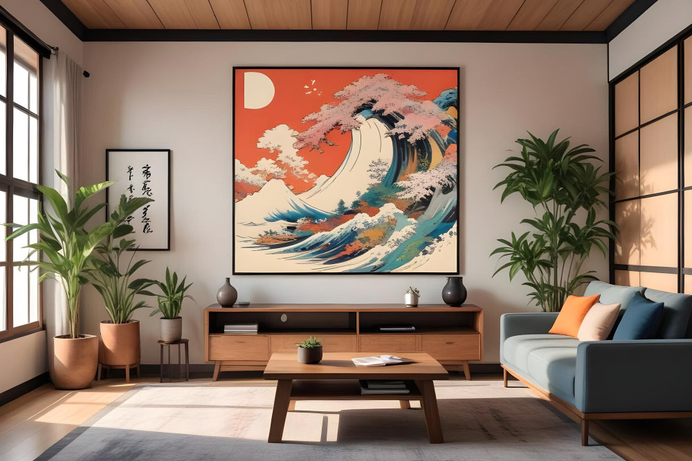 How Hanging Artwork Transforms Your Living Room