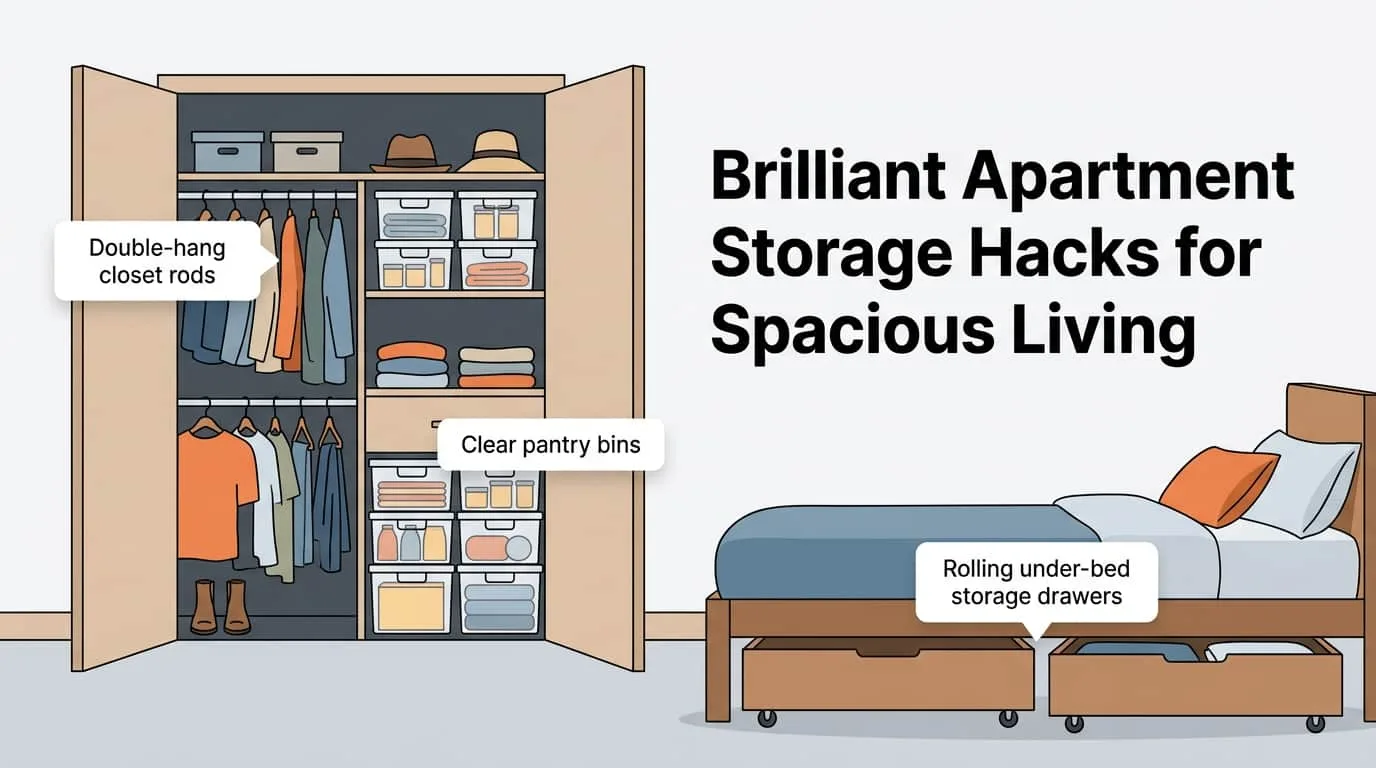 Apartment Storage Hacks for Small Spaces in Wilmington, NC