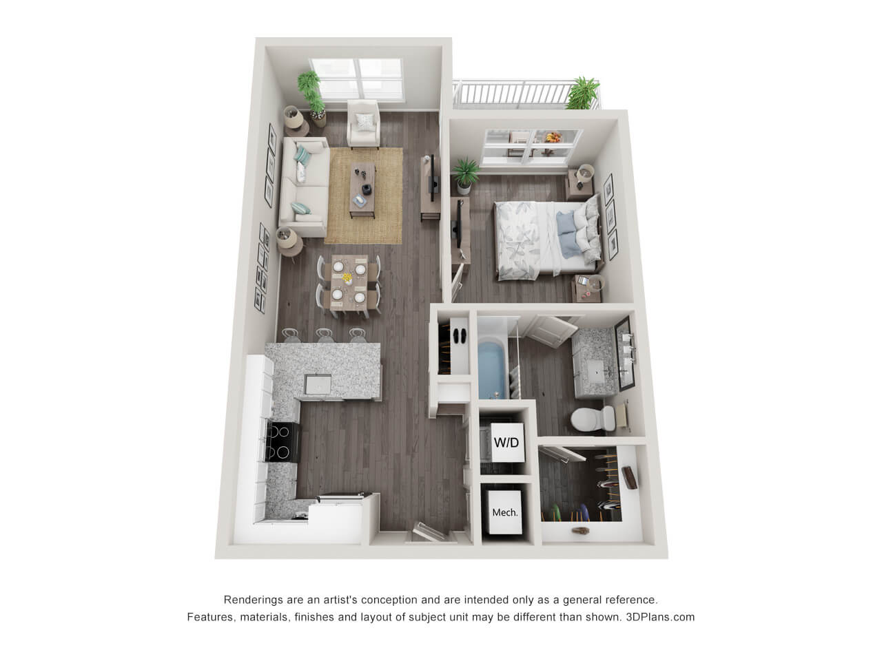 A1 Apartment Floor Plan