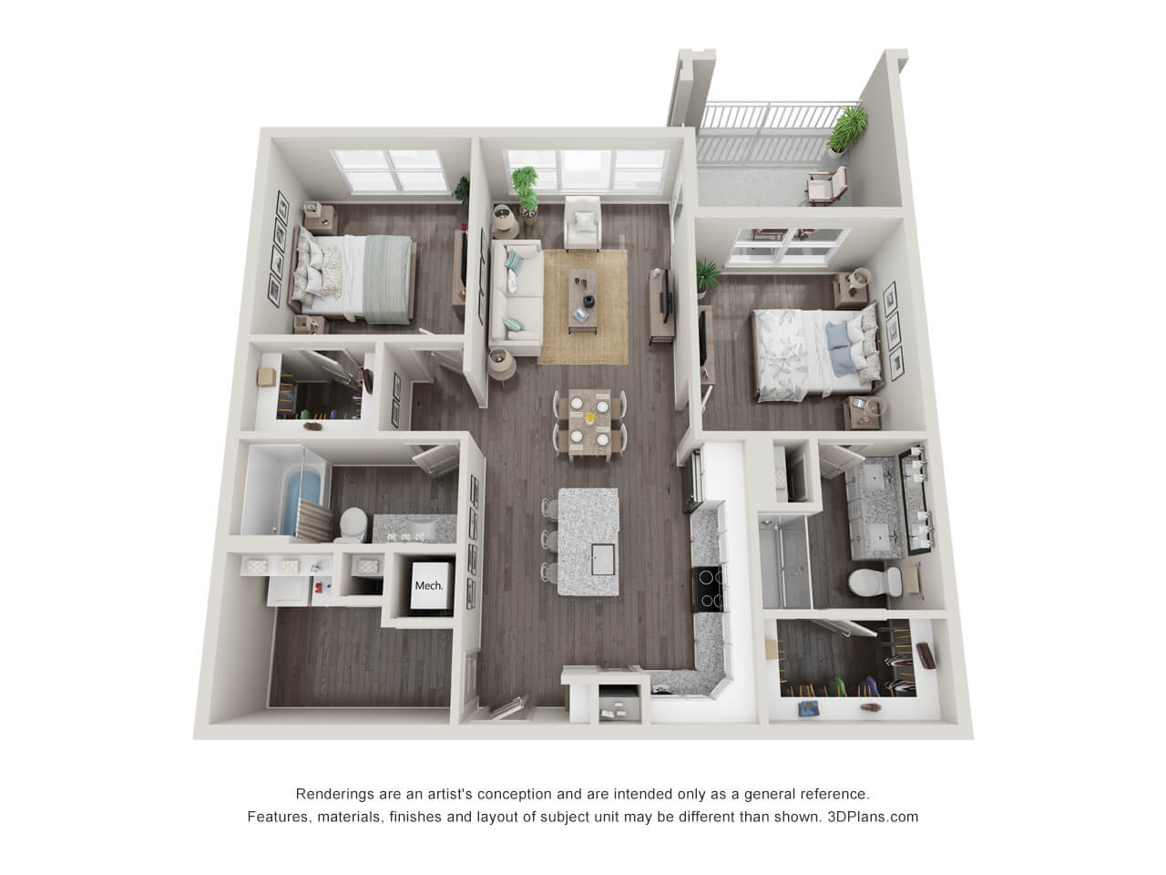 B1 Apartment Floor Plan