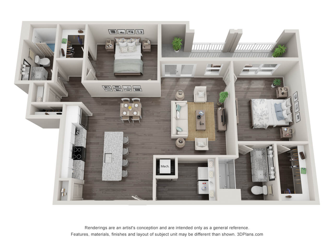 B4 Apartment Floor Plan